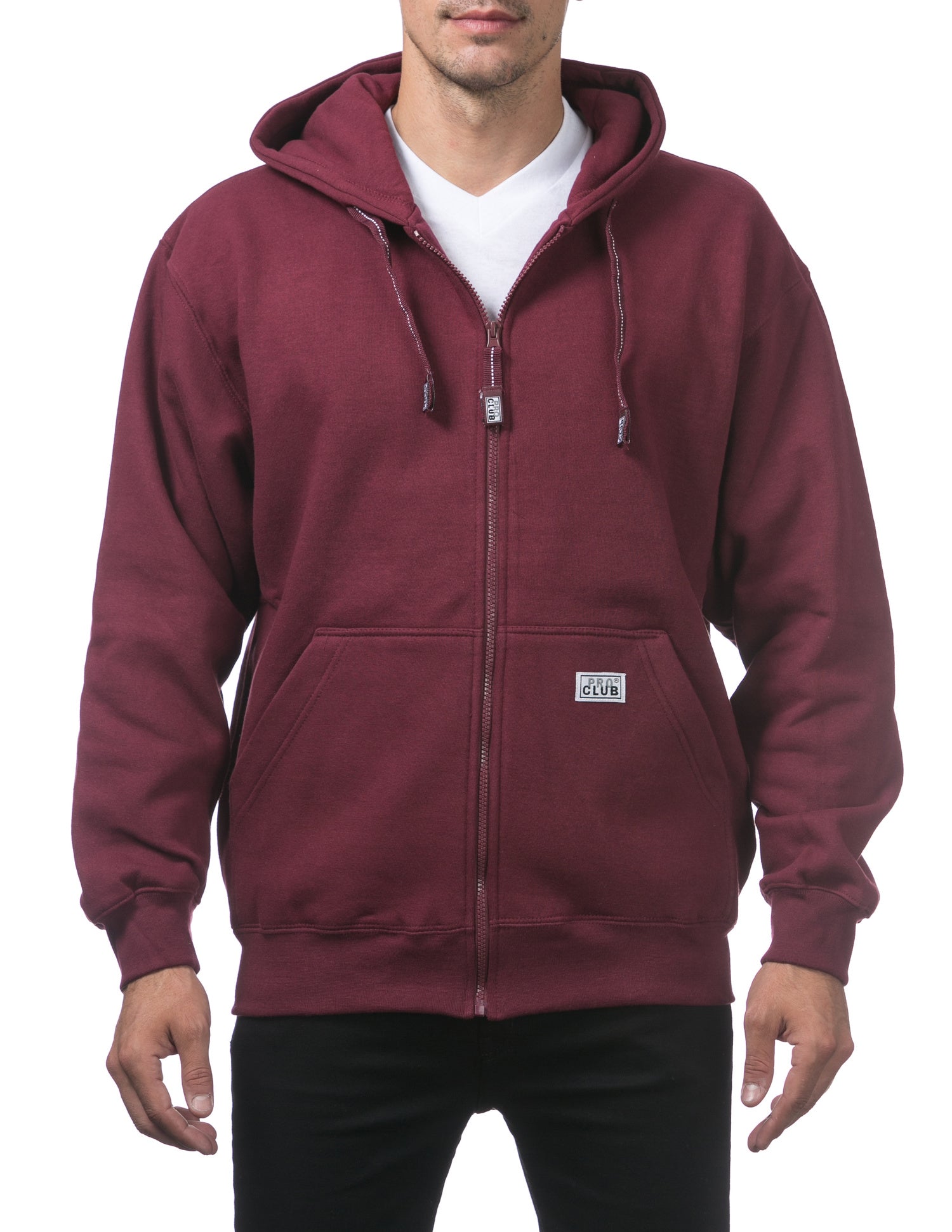 Pro club zip up hoodie sale