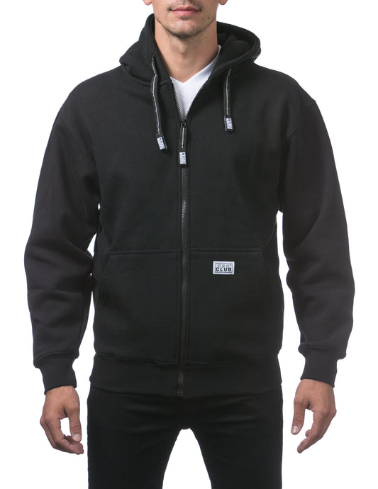 Pro Club BLACK Zip Hoodie